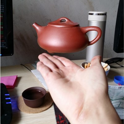 【放膽大拍客】 # 來(lái)一張讓你看上去好像有超能力的照片#放膽來(lái)