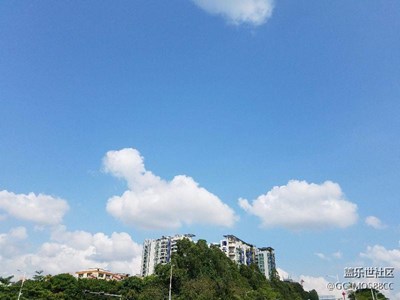 藍天白云
