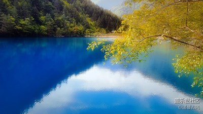 以眼為媒，以心為伴，雖身在春夏，卻如遇九寨溝之秋。