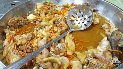 蟲(chóng)草花蒸雞