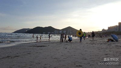 三亞落日海邊