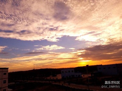 美麗的晚霞