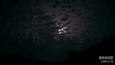 云遮月