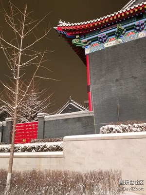 雪，樓...
