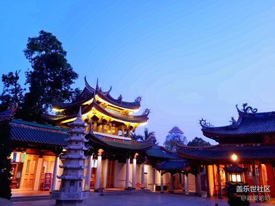 古寺夜拍