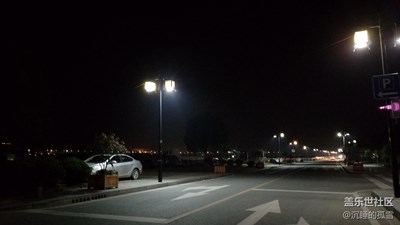 夜幕下的燈光