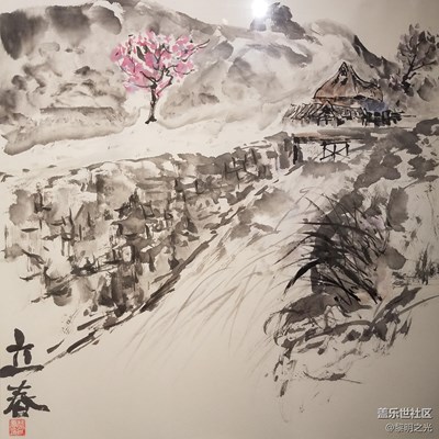深圳大芬美術(shù)展——中國畫，二十四節(jié)氣之立春