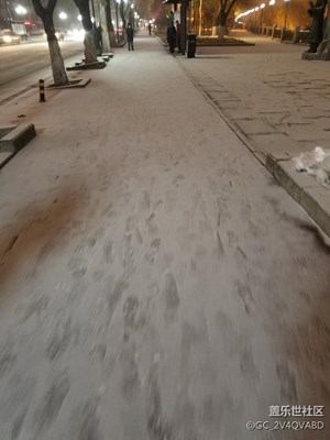 下雪了