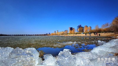 我眼中的世界+哈爾濱+四月冰城景色很囧！