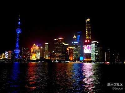 夜景，上海