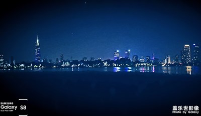 南京夜景：玄武湖 / 白鷺洲公園 / 水街