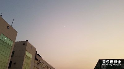 傍晚的天空