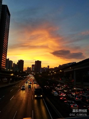 拍才知道+城市傍晚風(fēng)光