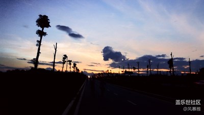 暮色剪影