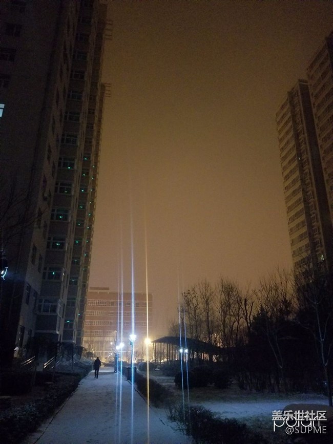 下雪了！用note8記錄生活