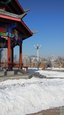 冬日公園一角