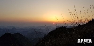 落日美景。。