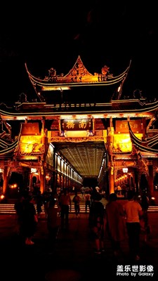 都江堰的夜色