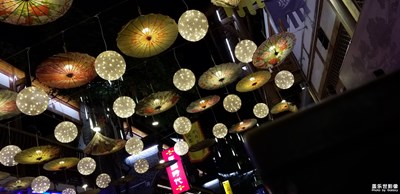 黃岡遺愛(ài)湖夜景三星note8真實(shí)拍攝