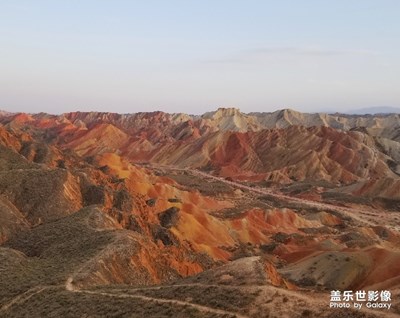 張掖，丹霞地貌