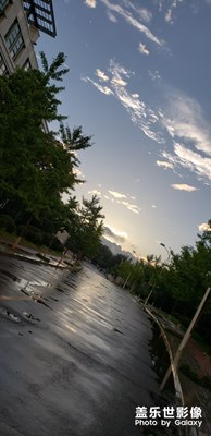 雨后校園