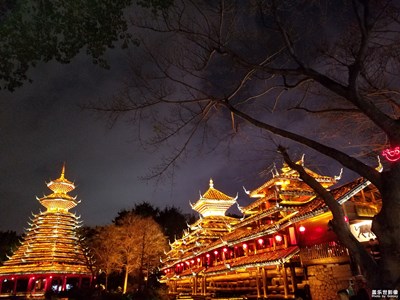 無名塔夜景！