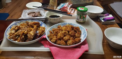昨晚小聚吃剩菜