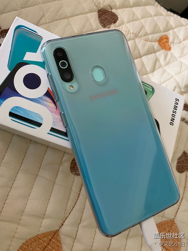 【三星網(wǎng)上商城A系列新品曬單】真香元氣淺灘藍色A60到手了