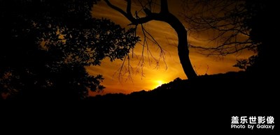 夕陽西下