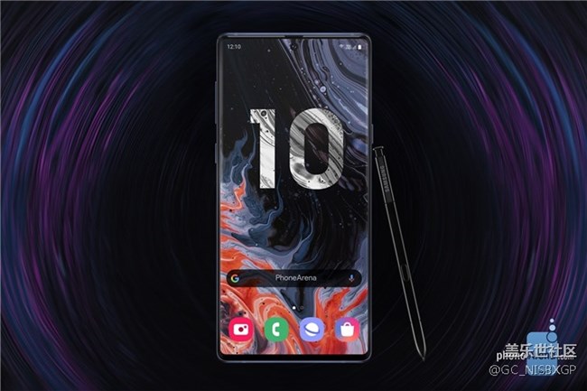 外媒制作三星Galaxy Note 10渲染圖 外媒制作三星Galaxy Note 10渲染圖