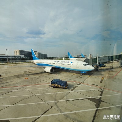 飛機與天空