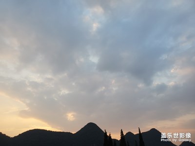 太陽下山了