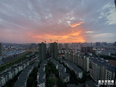 衡陽的晚霞真漂亮