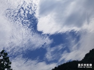 白云朵朵，天氣晴朗！夏來了！
