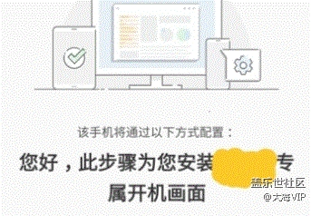 商場(chǎng)購機(jī)，開機(jī)顯示這些，**VIP客戶？什么意思？求解？