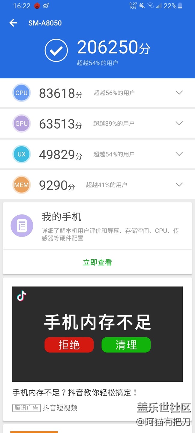 【社區(qū)4周年】+A80跑分