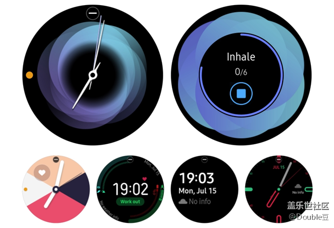 官方的Galaxy Watch Active新面板向老款智能手表推送 官方的Galaxy Watch Active新面板向老款智能手表推送