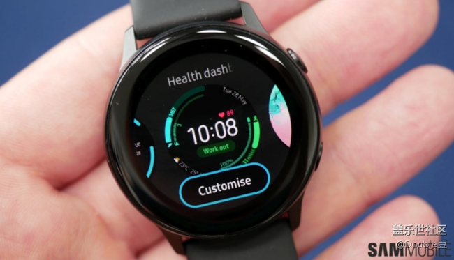 官方的Galaxy Watch Active新面板向老款智能手表推送 官方的Galaxy Watch Active新面板向老款智能手表推送