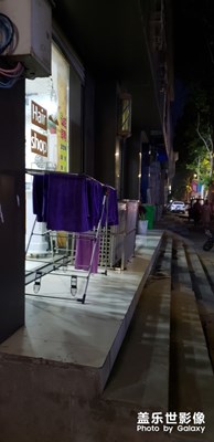 夜景和正常拍照對比