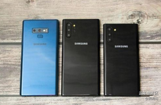 三星Galaxy Note10系列机模：挖孔屏+屏幕指纹
