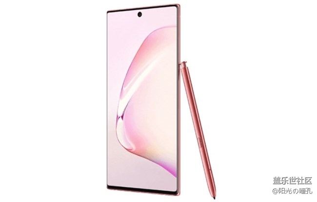 三星Galaxy Note 10全新粉紅配色渲染圖曝光