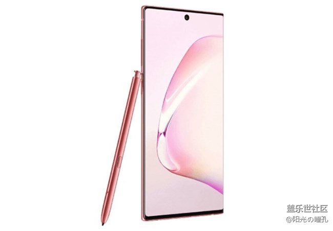三星Galaxy Note 10全新粉紅配色渲染圖曝光