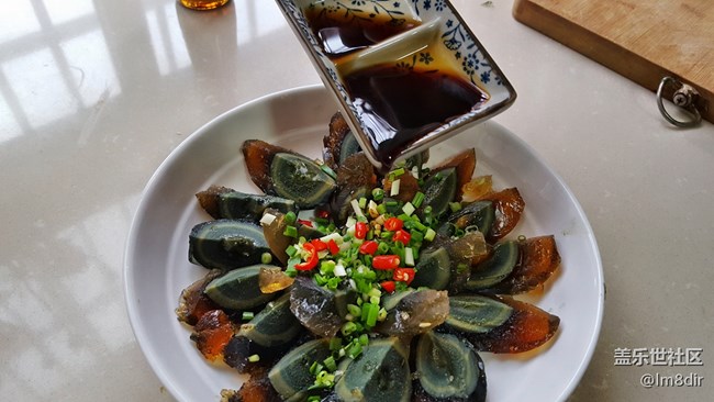 家常菜之涼拌皮蛋