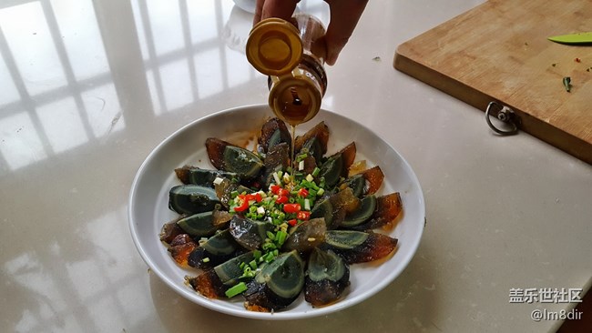 家常菜之涼拌皮蛋