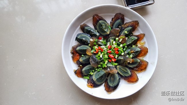 家常菜之涼拌皮蛋