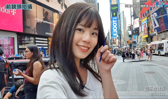 美女玩到瘋掉！三星Note10+兩大重點新功能快速實測