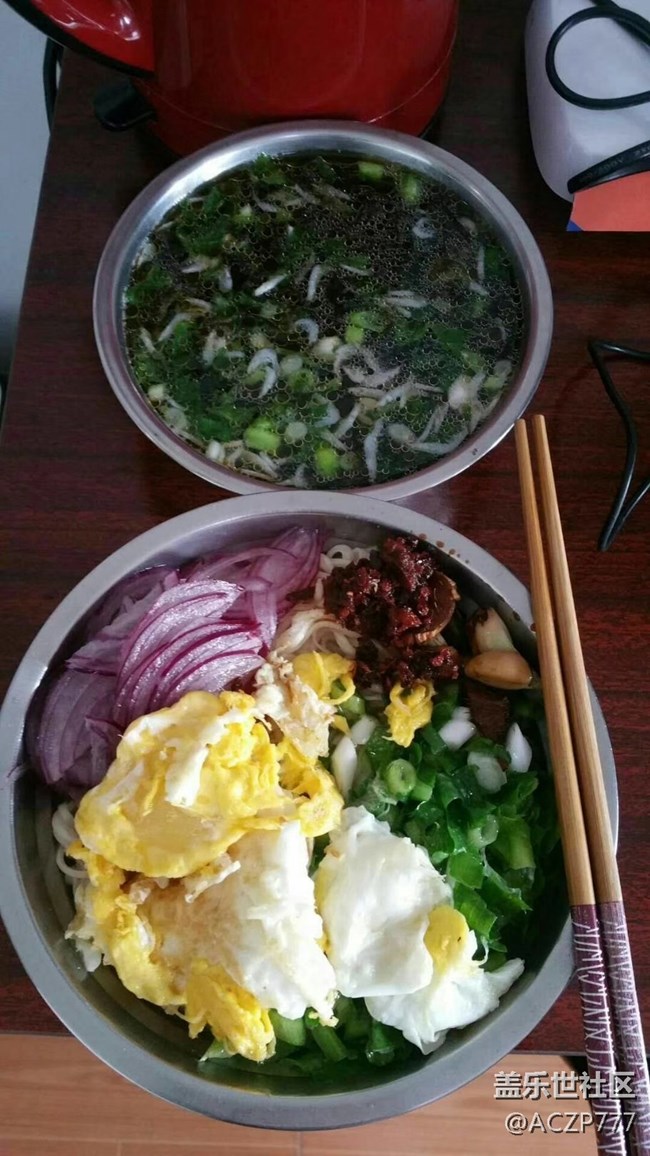 【花樣泡面】+蔥油雞蛋面