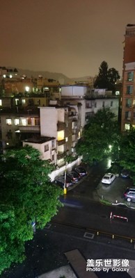 夜景，雨夜
