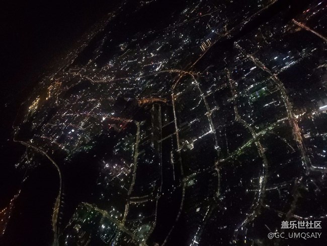飛機上夜拍
