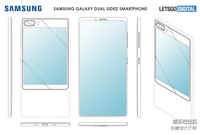 三星前后雙屏幕手機(jī)設(shè)計(jì)公布
